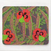 Floral Art Deco Mousepad Muismat (Voorkant)