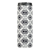 Floral Art Deco Pattern Thermosbeker (Achterkant)