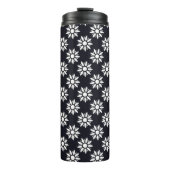 Floral Art Deco Pattern Thermosbeker (Voorkant)