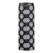 Floral Art Deco Pattern Thermosbeker (Achterkant)