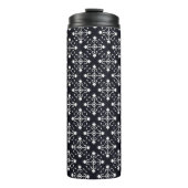 Floral Art Deco Pattern Thermosbeker (Voorkant)