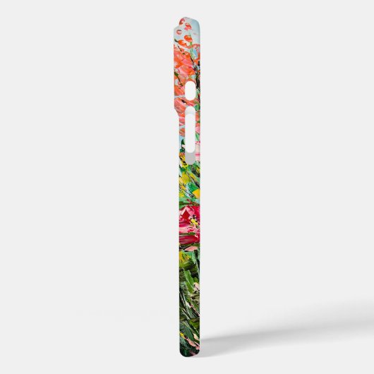 Floral art design iphone case (Achterkant / Links)