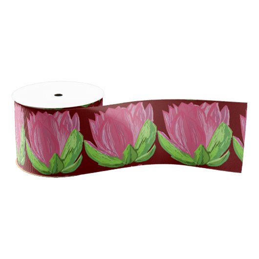 Floral Art Grosgrain Lint (Spoel)