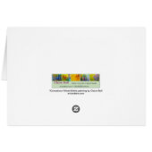 Floral Art Kaart (Achterkant Horizontaal)