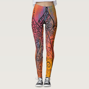 Floral Art Leggings