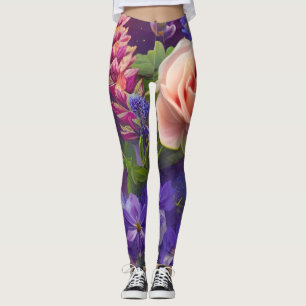 Floral Art Leggings