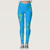 Floral Art Leggings (Voorkant)