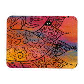  Floral Art Magneet (Horizontaal)