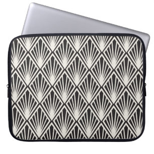 Floral Art Nouveau Seamless Pattern. Geome Laptop Sleeve