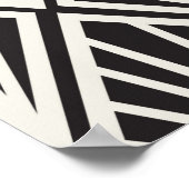 Floral Art Nouveau Seamless Pattern. Geome Poster (Hoek)