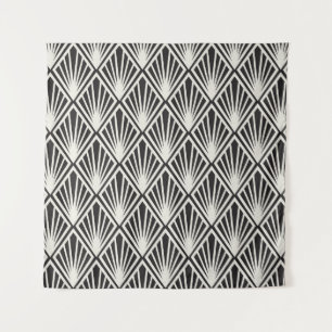  Floral Art Nouveau Seamless Pattern. Geome Wandkleed