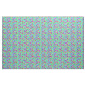 Floral Art Nouveau Waterverf Pattern Stof (Yard (91,4 cm))