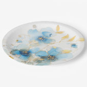 Floral art  papieren bordje (Gekanteld)