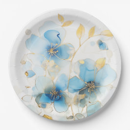 Floral art  papieren bordje