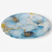 Floral art  papieren bordje (Gekanteld)