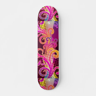 Floral Art Persoonlijk Skateboard