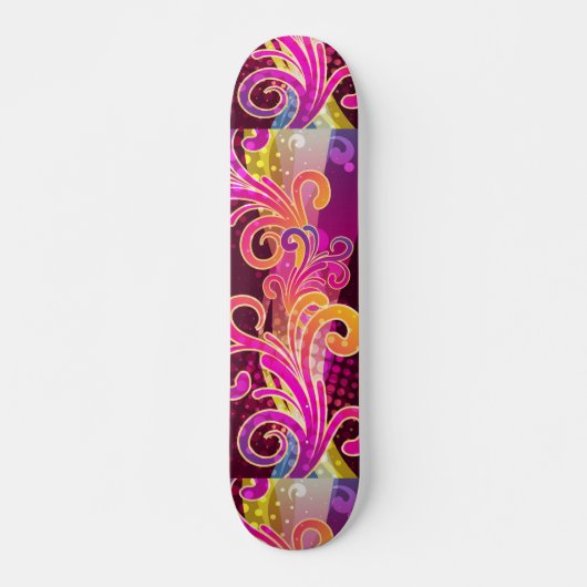 Floral Art Persoonlijk Skateboard (Voorkant)