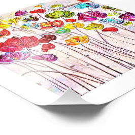 Floral Art Print Foto Afdruk