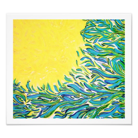 Floral Art Prints Decor Foto Afdruk (Voorkant)