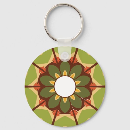 Floral Art Sleutelhanger (Voorkant)