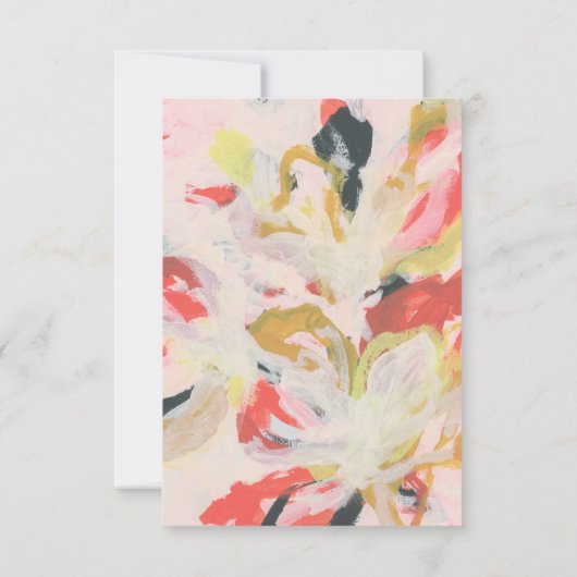 Floral Art Small Business Company Logo Branding Bedankkaart (Achterkant)