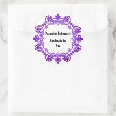 Floral Art Soap of Canning Labels Paars (Tas)