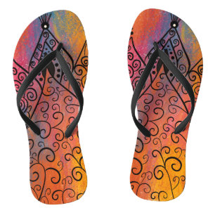 Floral Art Teenslippers