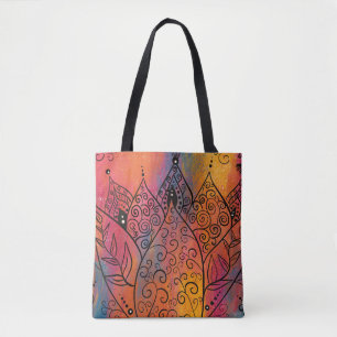  Floral Art Tote Bag