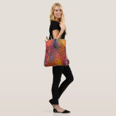 Floral Art Tote Bag (Op model)