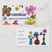 Floral Art Visitekaartje (Voorkant / Achterkant)