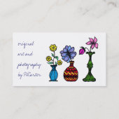 Floral Art Visitekaartje (Achterkant)
