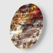  Floral Art Wood Grote Klok (Hoek)