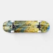  Floral Art Wood Persoonlijk Skateboard (Horizontaal)