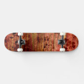 Floral Art Wood Skateboard (Horizontaal)