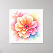 Floral Artistry onthuld ontwerp Canvas Afdruk (Voorkant)