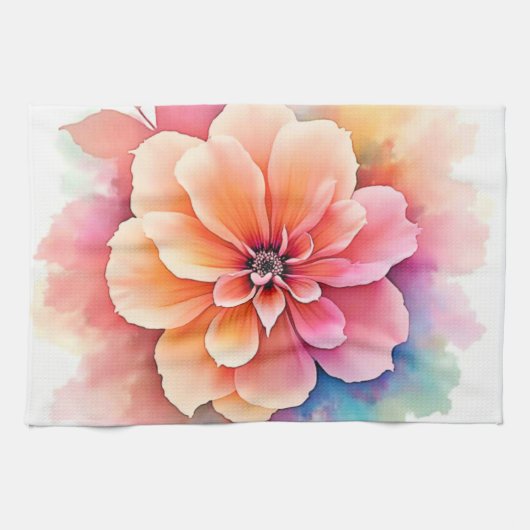 Floral Artistry onthuld ontwerp Theedoek (Horizontaal)
