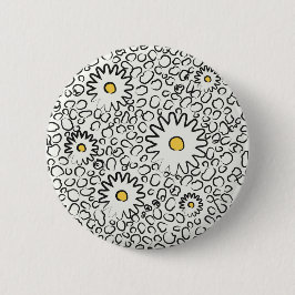 Floral Artwork Button