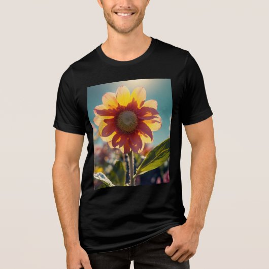 **"Floral Ascension" Bella+Canvas Tri-Blend T-Shir Shirt (Voorkant)