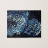 Floral Astronaut, bevroren Legpuzzel (Horizontaal)