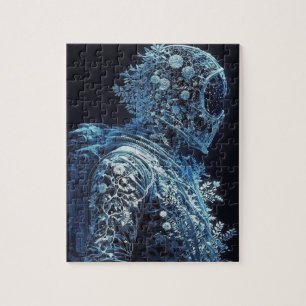 Floral Astronaut, bevroren Legpuzzel