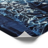 Floral Astronaut, bevroren Poster (Hoek)