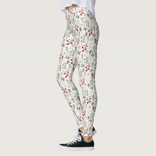 Floral Athletic Workout Leggings (Links)