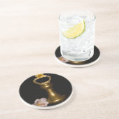 Floral Attraction Zandsteen Onderzetter (Zijkant)