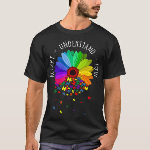 Floral Autism Awareness Daisy Flower Autisme Mam S T-shirt