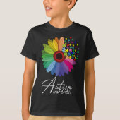 Floral Autism Awareness Daisy Flower for Men Women T-shirt (Voorkant)
