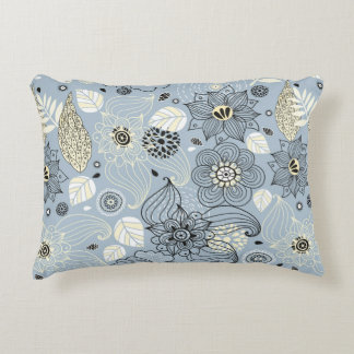Floral autumn design accent kussen