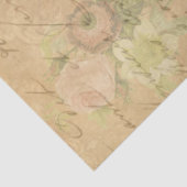  Floral Autumn Gold Roos Ephemera ontkoppeling Tissuepapier (Detail)