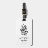  Floral | avontuurtijd Bagagelabel (Voorkant verticaal)