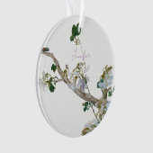  Floral Aziatische stijl pastel kleuren naam Ornament (voorkant)