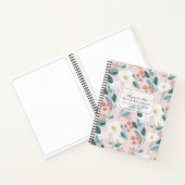 Floral B&B Vakantiehuis Blush Pink gastenboek Notitieboek (Binnen)